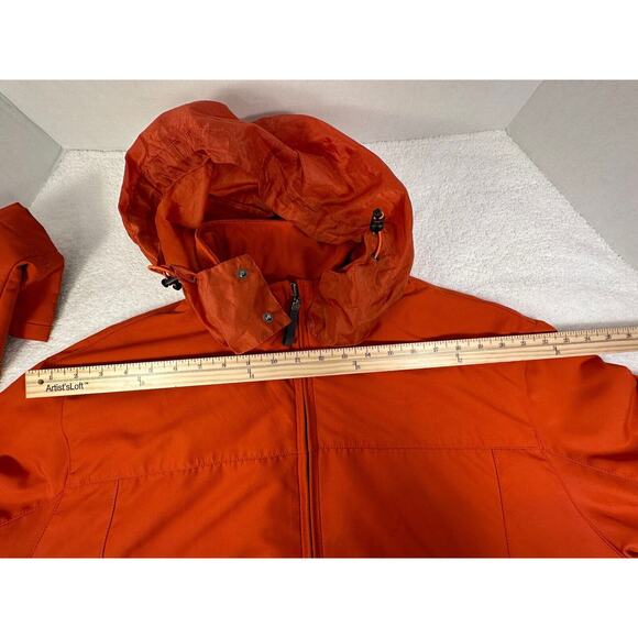 Johnston & Murphy Men's Jacket Size L Rust Orange Soft Shell - Picture 12 of 16